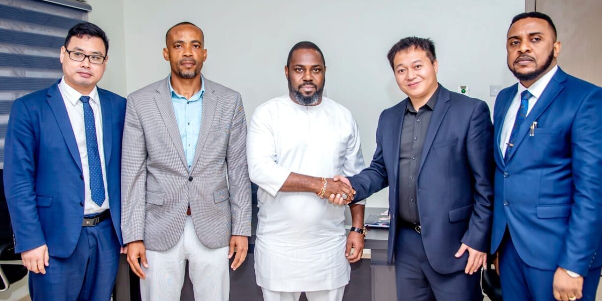 ICT Stakeholders from Dahua Technologies and First Rhema Solutions visit Commissioner for Delta Science and Technology